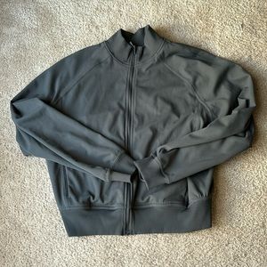 Lululemon Wunder Train Track Jacket *Twill in Graphite Grey